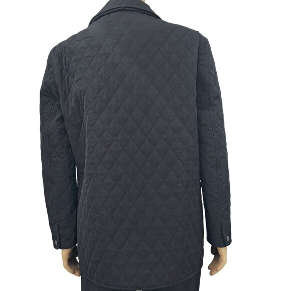 J.Hilburn Quilted Black Jacket With Snap Closure & Pockets, Mens XL - Picture 3 of 9